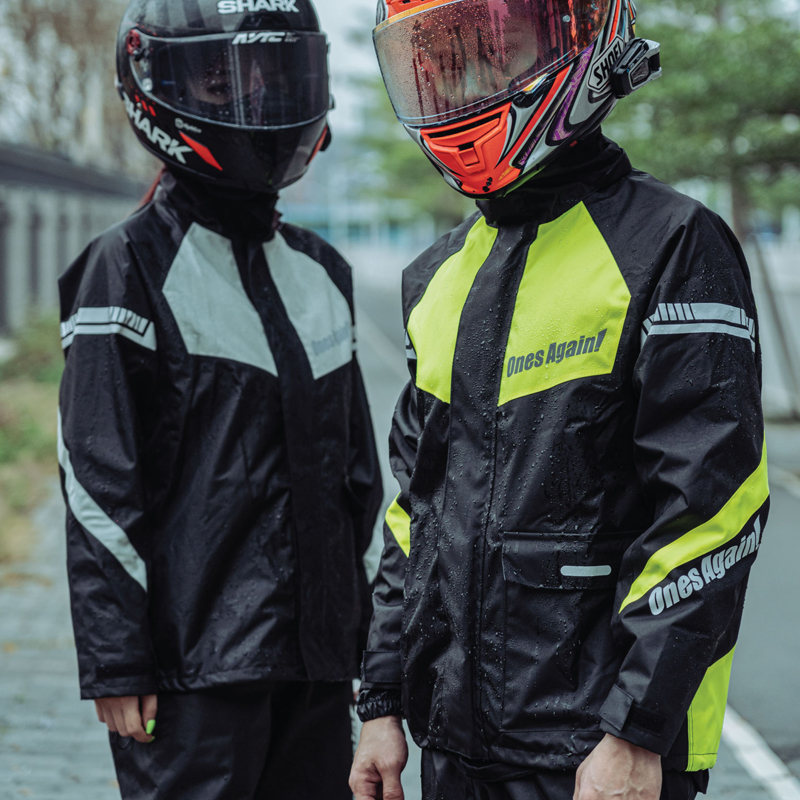 SJ03 Ones motocicleta alta pressão de água respirável impermeável durável capa de chuva passeio suburbano