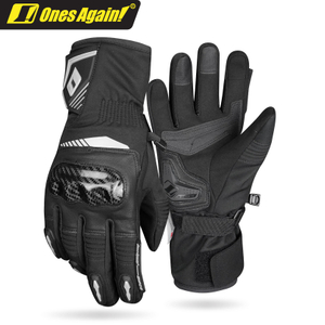 MG24 Luvas de inverno para motocicleta, proteção de fibra de carbono, quente e à prova d'água, Thunder Frost 2